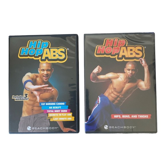 HIP HOP ABS Set of 2 DVDs Workout Beachbody Shaun T Fitness Exercise Healthy - Picture 4 of 4